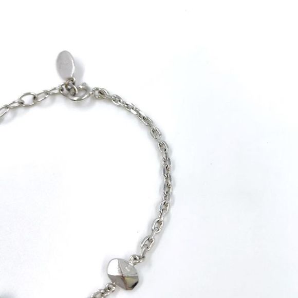 Christian Dior Heartstone Metal Silver Bracelet/bangle - Picture 8 of 10